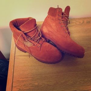 burnt orange timberlands